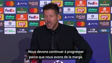 Atlético - Simeone : "Continuer à progresser parce que nous avons de la marge"