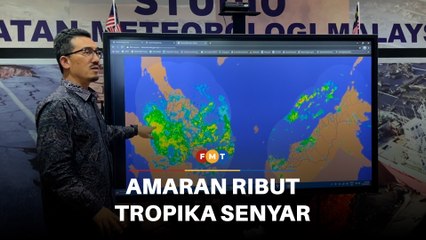 Ribut Tropika Senyar- 24 jam akan datang kritikal