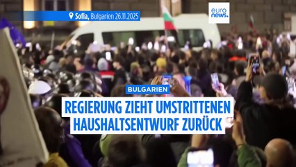 Bulgariens Regierung zieht nach Protesten Haushaltsentwurf 2026 zurück