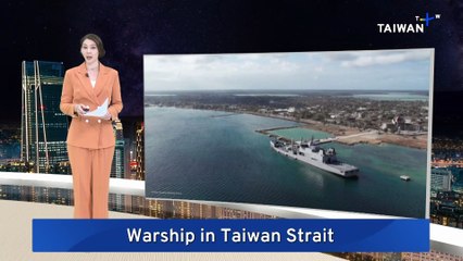 New Zealand's Largest Navy Vessel Sails Through Taiwan Strait
