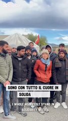 Greta Thunberg a sorpresa a Montemurlo a fianco dei lavoratori