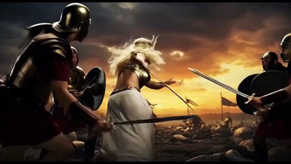Greek woman warriors defeat men on the battlefield (Daughters of the Blade).