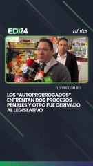 Los “autoprorrogados” enfrentan dos procesos penales y otro fue derivado al Legislativo
