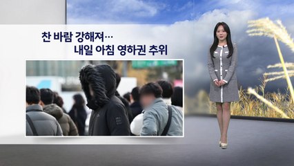 [이슈날씨] 내일 기온 떨어지며 영하권 추위...전국 대체로 맑음 / YTN