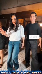 Bollywood Actress Preity Zinta With Dino Morea 🥰