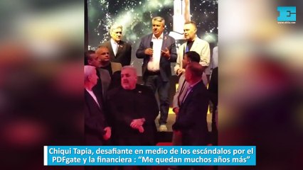 Chiqui Tapia, desafiante en medio de los escándalos por el PDFgate y la financiera : “Me quedan muchos años más”