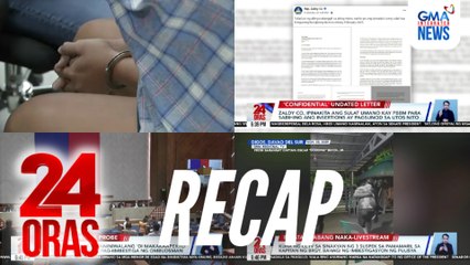 24 Oras: (Part 1) Nang-blackmail ng menor de edad | POI sa binaril na brgy. captain habang naka-livestream | Confidential letter ni Co kay PBBM, atbp.