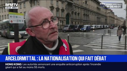 Des syndicats manifestent devant l'Assemblée alors que LFI propose une nationalisation d'ArcelorMittal France