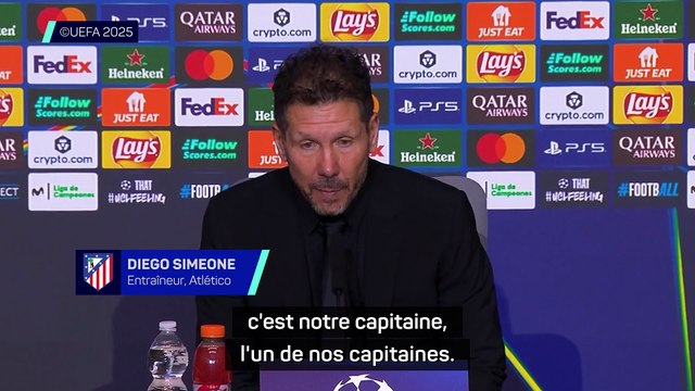 Simeone : Continuer à progresser parce que nous avons de la marge