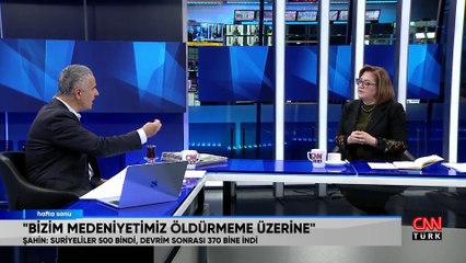 Gaziantep Büyükşehir Belediye Başkanı Fatma Şahin, Hafta Sonu’na konuk oluyor