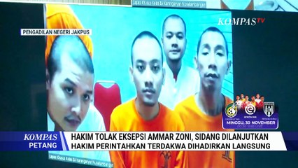 Eksepsi Ammar Zoni Ditolak, Hakim Perintahkan Terdakwa Hadir Langsung Kamis 4 Desember 2025