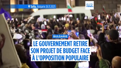 Bulgarie : le gouvernement annule son projet de budget 2026 après une vaste manifestation