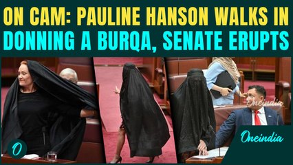 Burqa CONTROVERSY SHOCKS Australia: Pauline Hanson SUSPENDED After ‘RACIST’ Burqa Stunt Mid-Session