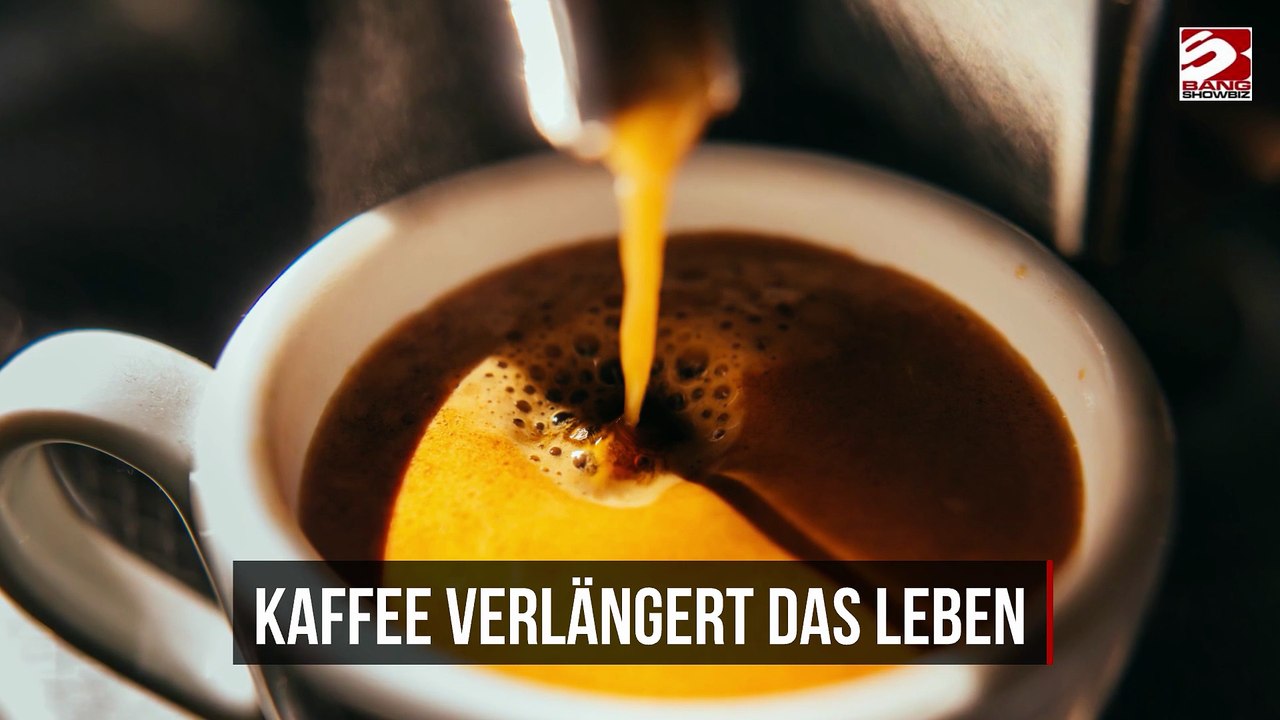 Kaffee verlängert das Leben