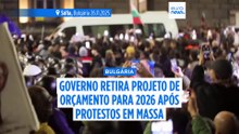 Milhares protestam na Bulgária antes da votação final do Orçamento para 2026