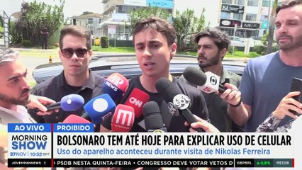 POLÊMICA com Bolsonaro: Nikolas Ferreira USA CELULAR em VISITA à PF