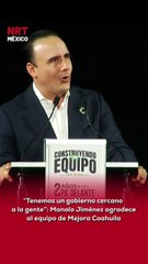 🔥 El gobernador Manolo Jiménez agradeció al equipo de Mejora Coahuila por su trabajo constante para transformar barrios, colonias y ejidos en todo el estado.