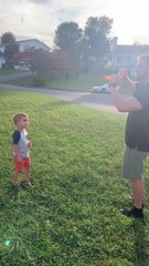 Bubble Trouble! Dad Takes a Tumble for his Boy 🤣