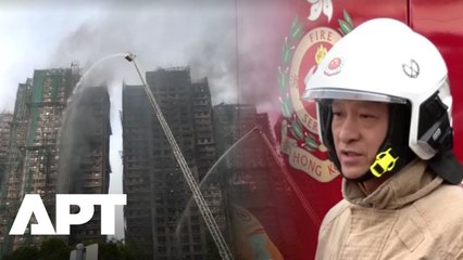 “We Are Trying Our Best”: Hong Kong Fire Officials Battle Deadly Apartment Blaze | APT