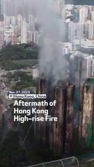 Aftermath of Hong Kong High-rise Fire