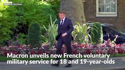 Macron unveils new French voluntary military service