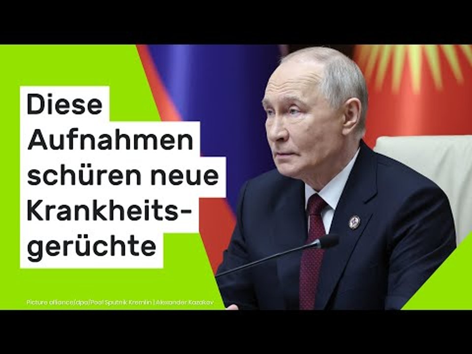 Wie krank ist Putin?: 'Irgendwas stimmt nicht...' Diese Aufnahmen schüren neue Krankheitsgerüchte