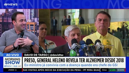 PRESO, General Heleno REVELA ter ALZHEIMER desde 2018