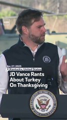 JD Vance Rants About Turkey On Thanksgiving