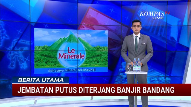 Detik-Detik Jembatan Gunung Nago di Padang Putus Diterjang Banjir Bandang | BERUT