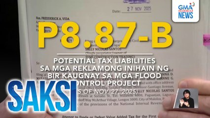 P13.8M tax evasion complaint, isinampa ng BIR laban sa 2 construction company na sangkot umano sa ghost flood control project sa Bulacan | Saksi