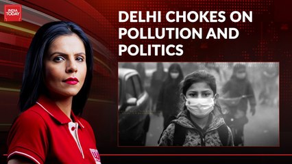 AAP vs BJP war of words escalates over Delhi air pollution
