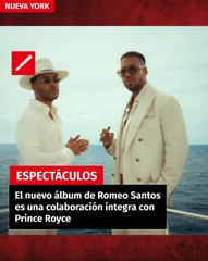 El nuevo álbum de Romeo Santos es una colaboración íntegra con Prince Royce