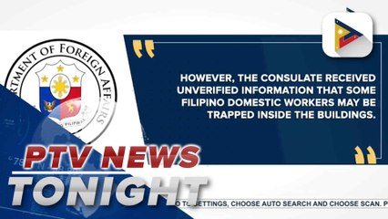 DFA determining whether there were any Filipinos affected by a huge fire in Hong Kong