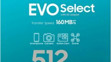 "Samsung EVO Select 512GB – Ultra-Fast 4K Storage"