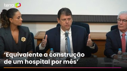 ‘Fraudam R$ 350 milhões por mês’, diz Tarcísio sobre esquema bilionário de fraude em combustíveis