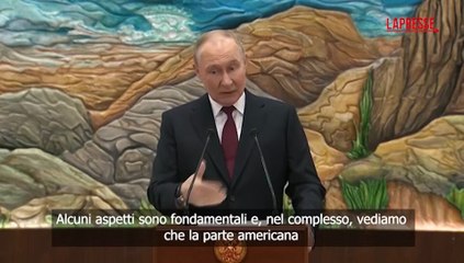 Ucraina, Putin commenta piano Trump e precisa: "Assurdo pensare che vogliamo attaccare l'Europa"