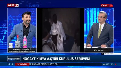 İş ve Ekonomi - Muhammet Barış Sütcü, Nogayt Kimya AŞ'nin hedeflerini ve faaliyetlerini anlattı..