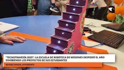 \"TecnoTravesía 2025\": la Escuela de Robótica de Misiones despidió el año