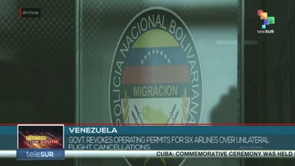 Venezuela, govt. revokes operating permits for six airlines over unilateral flight cancellations