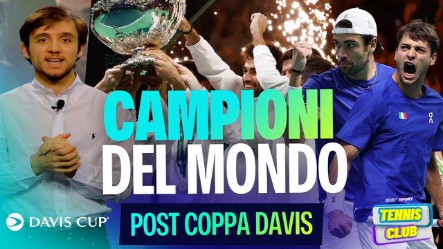 L'Italia È LA PIÙ GRANDE: Terza Coppa Davis di fila!