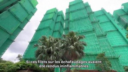 Hong Kong : un gigantesque incendie ravage sept immeubles et fait au moins 75 morts