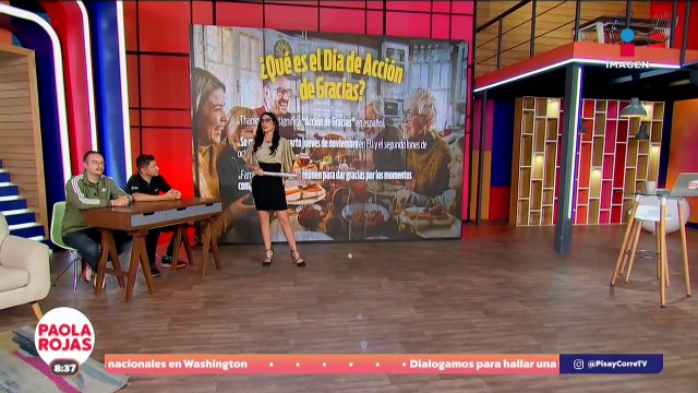¿Saben por qué se celebra el día de Acción de gracias? | DPC con Paola Rojas