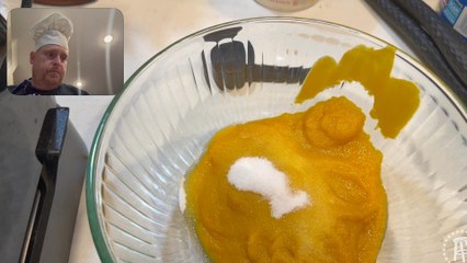 Tank Cooks Pumpkin Pie from scratch