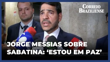 Jorge Messias comenta sabatina e reuniões com senadores: “estou confiante”