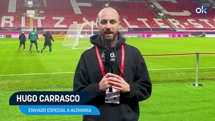 Alineación de España en la ida de la final de la Liga de Naciones contra Alemania