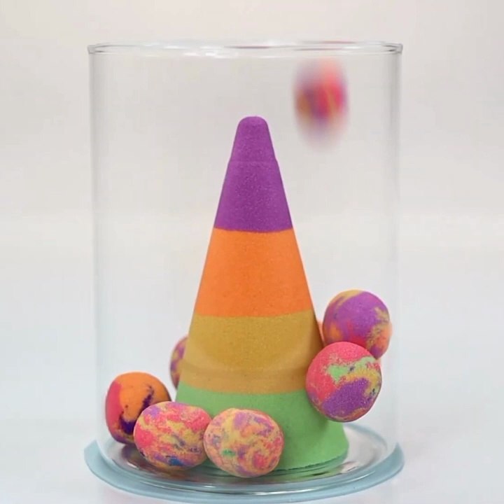 Sand Art -Kinetic Sand ASMR: Beautiful Sand Art 🎨 bottle