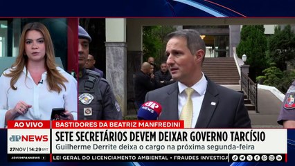 Governo Tarcísio deve perder sete secretários nos próximos meses | TEMPO REAL