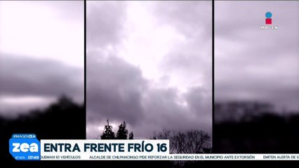 El frente frío 16 causará bajas temperaturas en México