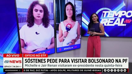 Sóstenes Cavalcante pede ao STF para visitar Jair Bolsonaro na PF | TEMPO REAL