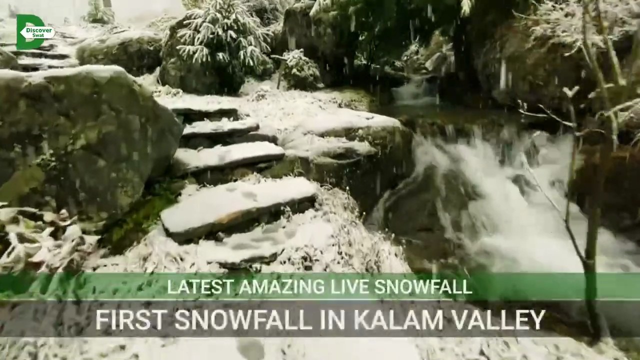 Snowfall In Kalam Swat Valley | Today Live Snowfall | Swat Kalam Barfbari